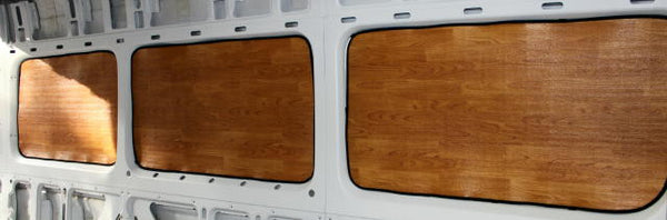 Sprinter 170" wb passenger van rear window insulation