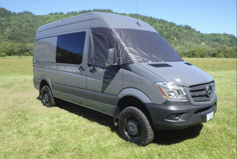 Sprinter Black Cab Cover with Screens