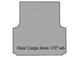 Sprinter Rear Cargo Area Carpet Mat 170" wb	
