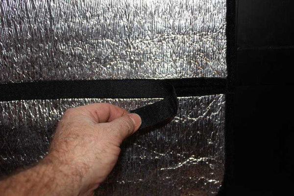 Sprinter CRL window insulation attachment Prodex silver