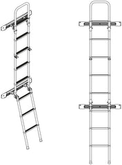 Sprinter Rear Door Ladder – Sprinter Upgrades